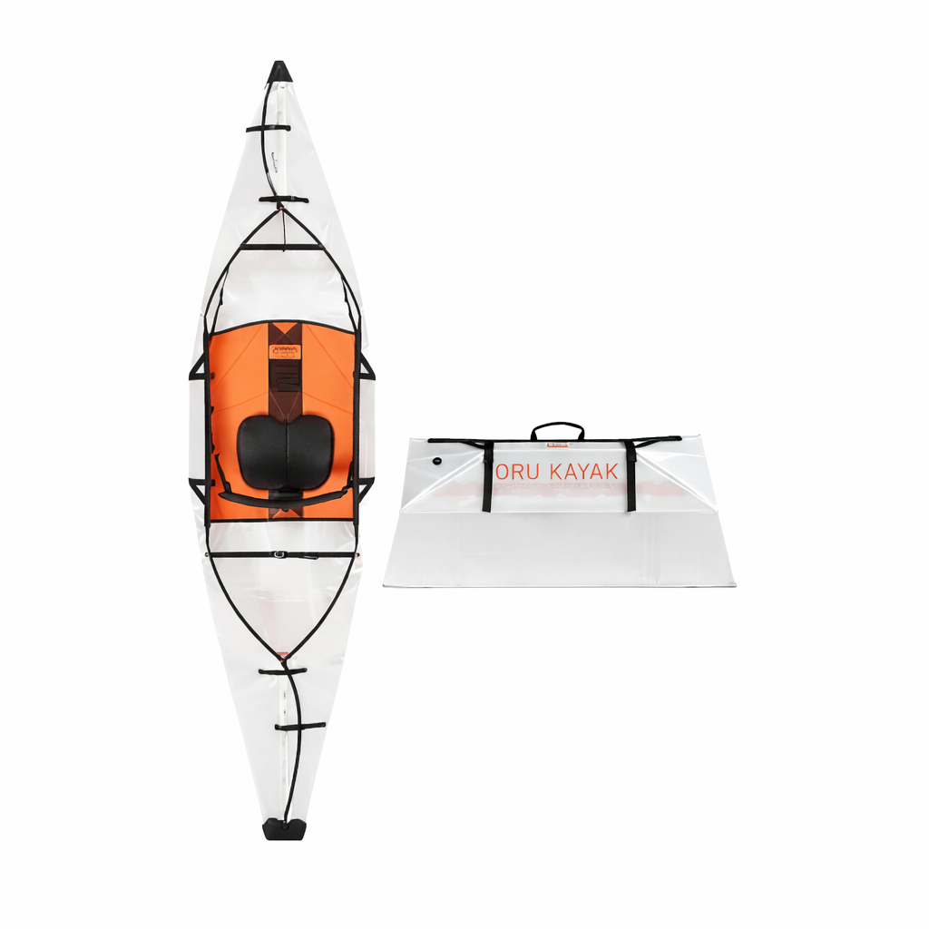 Foldable Kayak Inlet | Stable, Durable, Lightweight - Lake and River Kayaks - Beginner to Intermediate Paddlers - Recreational Kayak