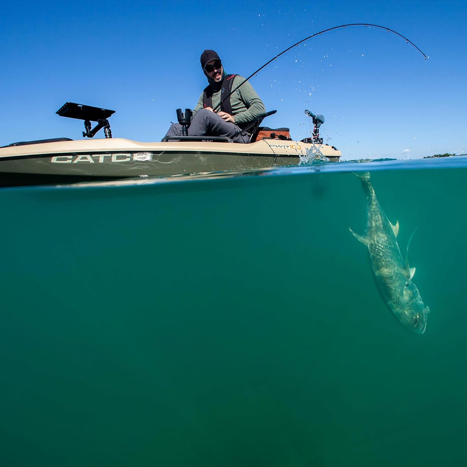 Catch PWR 100 - Sit-On-Top Fishing Kayak - Ergo360 Seating System - 10 Ft