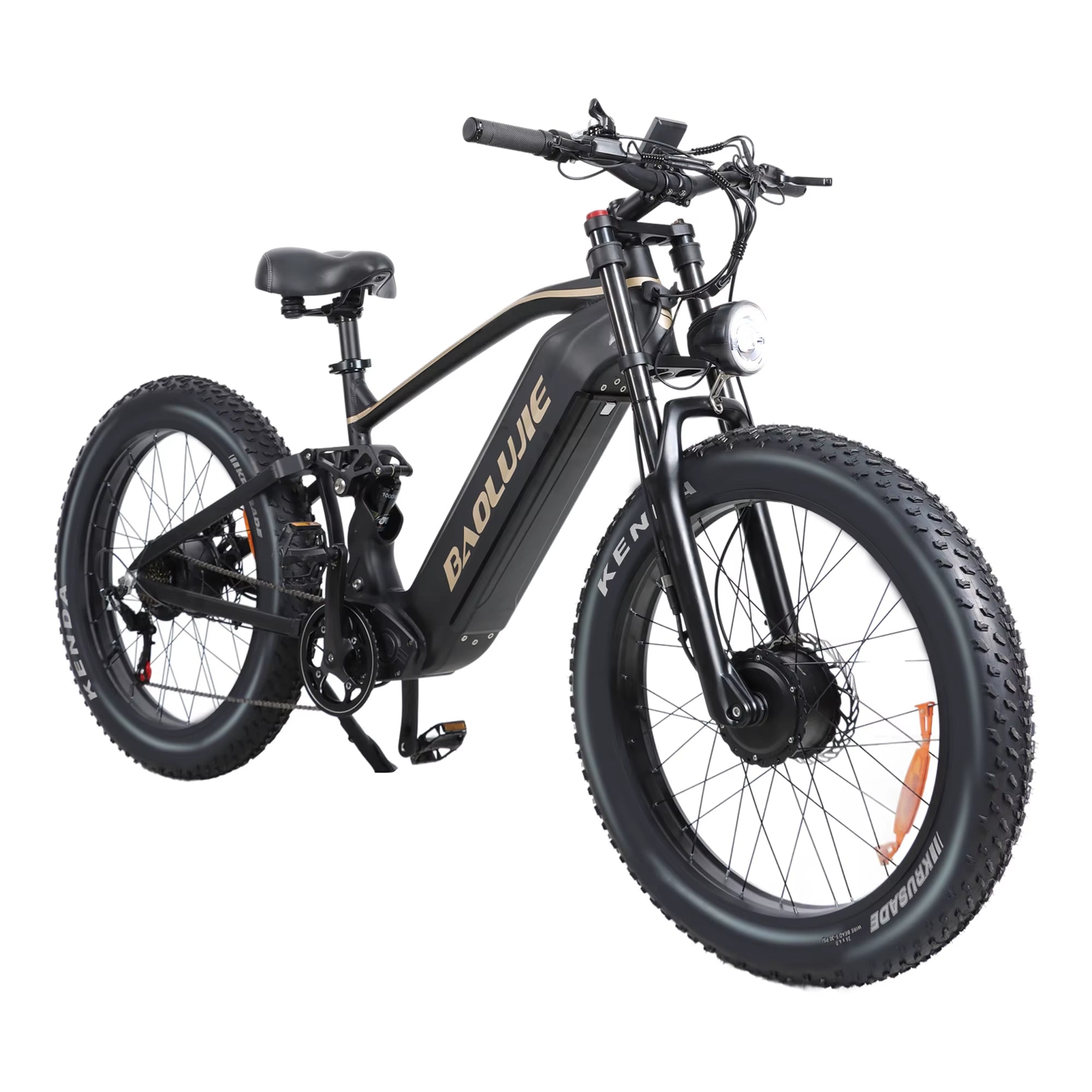 P2 Electric Bike for Adults，Long Rang 90 Miles Electric Bicycle，Peak 5000W Dual Motor 52V 23AH E Bike，Max Speed 36 MPH