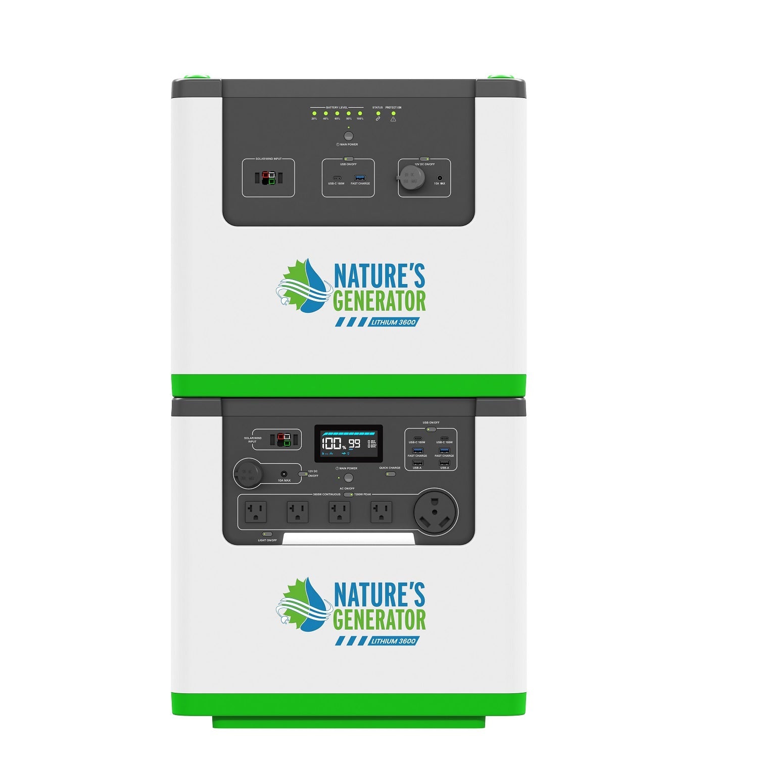Nature's Generator Lithium 3600 Power Station