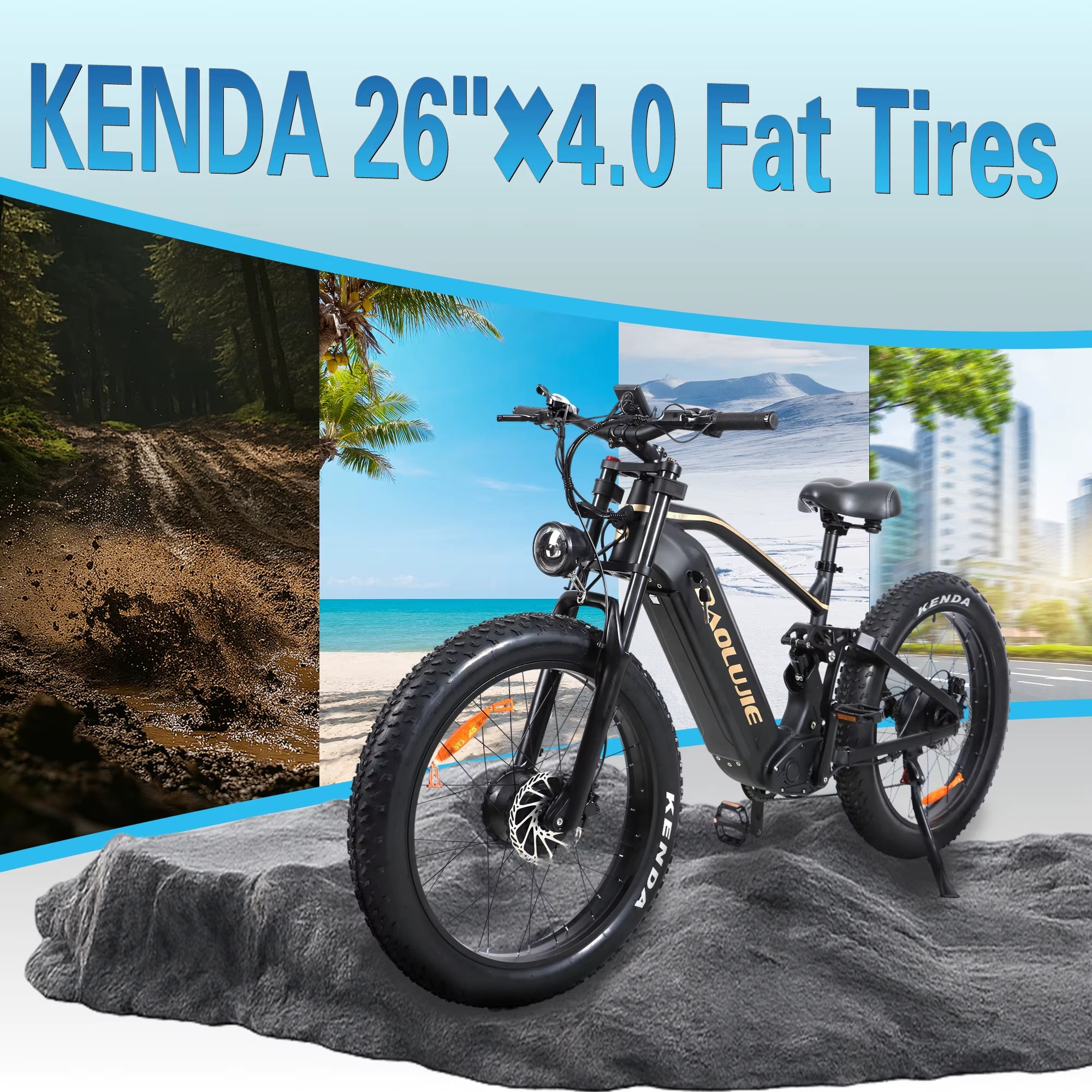 P2 Electric Bike for Adults，Long Rang 90 Miles Electric Bicycle，Peak 5000W Dual Motor 52V 23AH E Bike，Max Speed 36 MPH