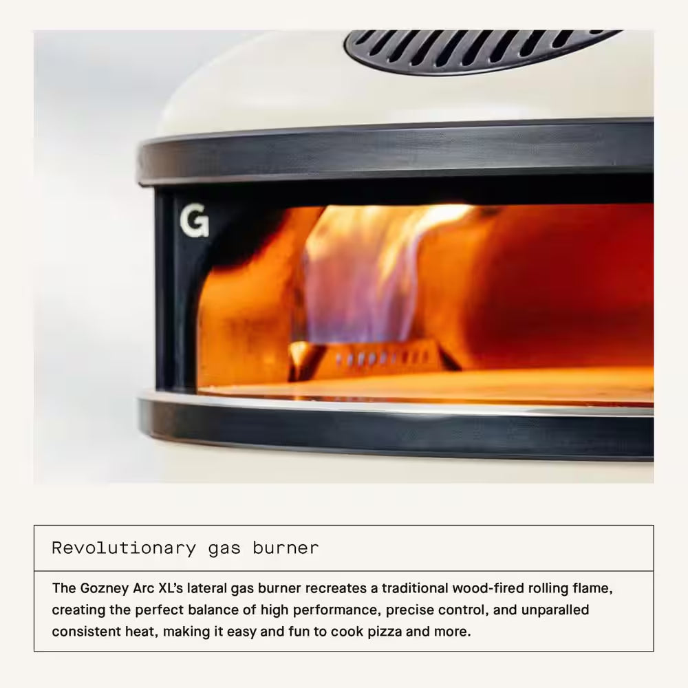 Arc XL Propane Outdoor Pizza Oven in Bone White