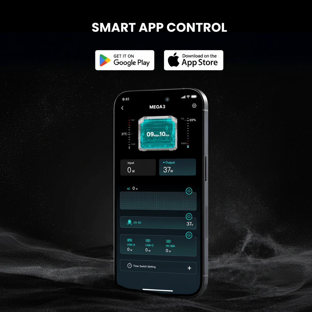 Mega 3 + 2*240W Solar Panel | Solar Generator Kit